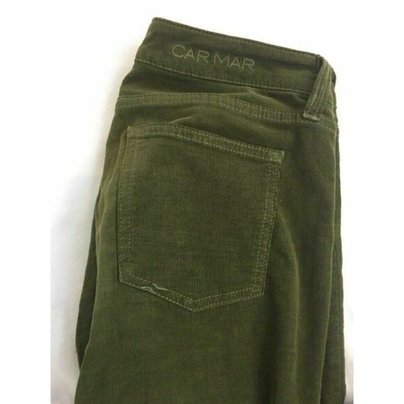 Car Mar LF Olive Green Corduroy Skinny pants - Picture 2 of 8